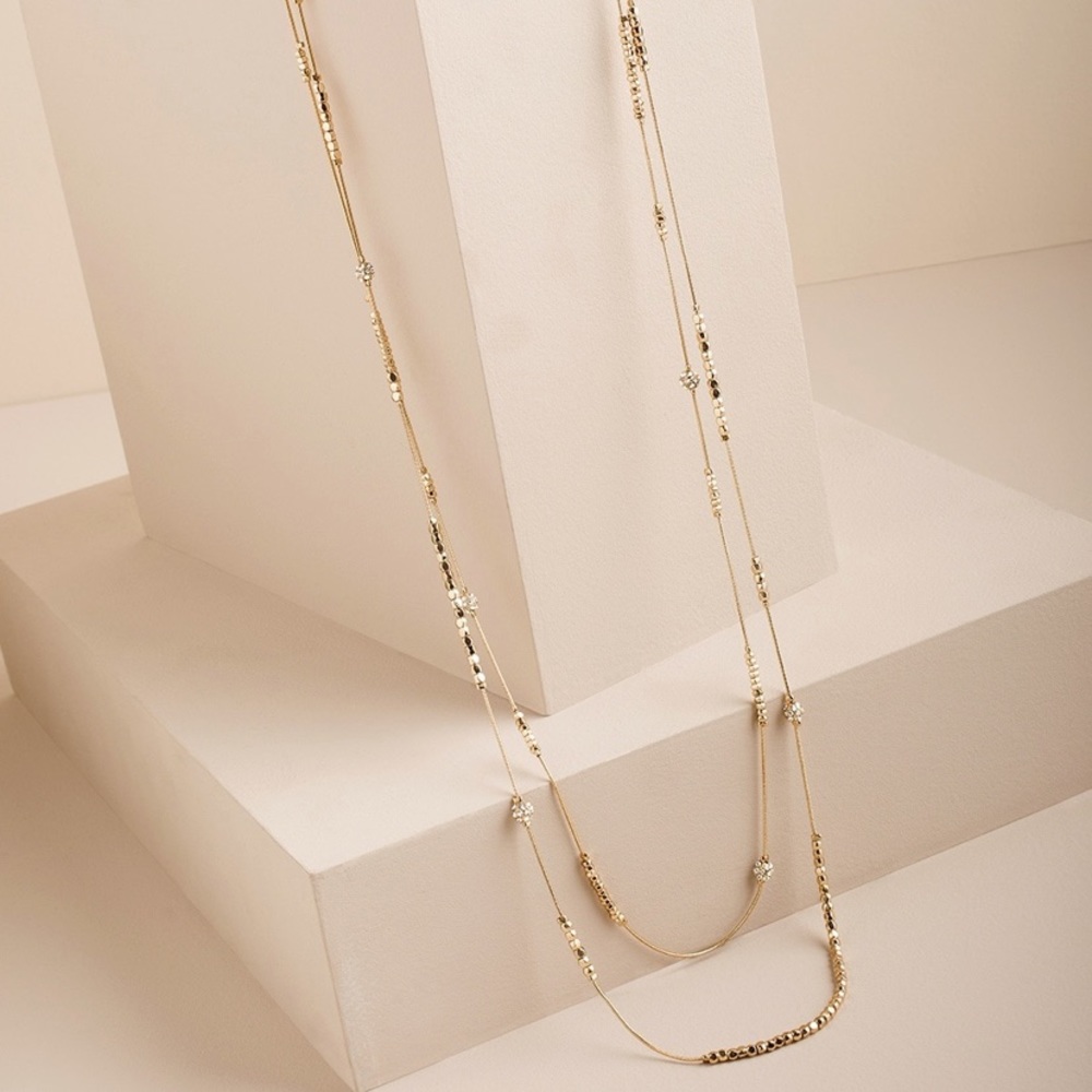 Chicos Multi Strand Necklace